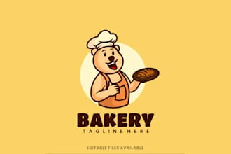 design restaurant, club, bar, bakery, bbq food logo in 24hrs