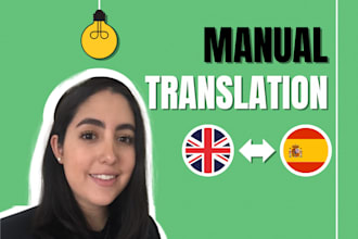 manually translate business documents english to spanish and vice versa