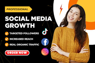 grow and promote your tiktok instagram x facebook twitter youtube organically