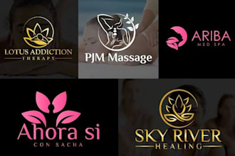 do fashion spa yoga wellness beauty and health logo