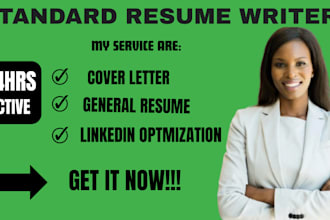 write an ats optimized resume, cover letter and linkedin profile