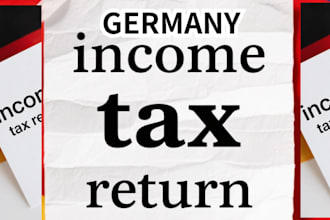 handle your german tax return, vat filing, and bookkeeping professionally