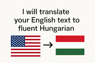 translate your english text to fluent and accurate hungarian