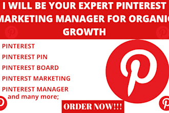 create pins and boards as a pinterest marketing manager