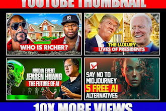 design viral youtube thumbnails to increase your clicks
