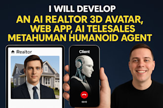 do ai voice 3d realistic avatar, ai telesales metahuman synthesia video avatar