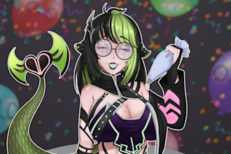 draw custom anime, vtuber, nsfw, sfw art for you
