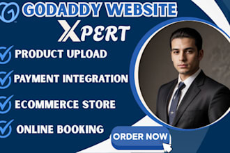 design godaddy website develop godaddy website redesign godaddy website seo