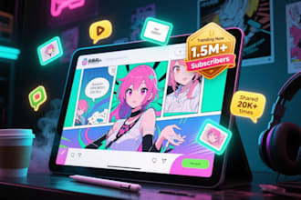promote your webtoon, webcomic promotion, comic, tapas, manga, voyceme