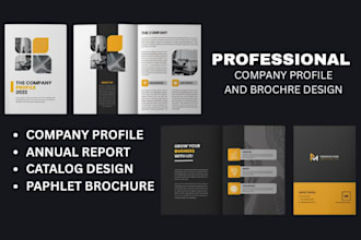 do annual report, company profile, bifold, trifold, booklet, digital brochures