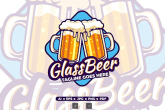 design awesome logo for beer and beverage