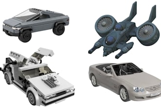 3d car design, car animation, low poly rc car model, military vehicle, mini car