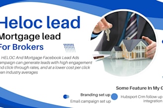 generate heloc lead mortgage lead through facebook ads campaign for heloc broker