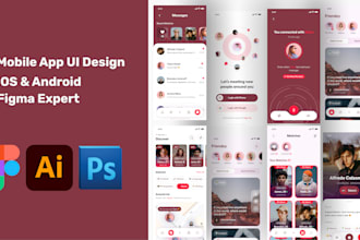 design engaging mobile app uiux for ios and android using figma