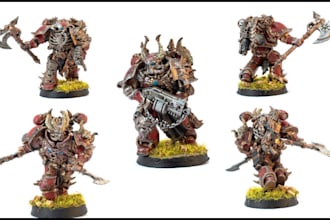 do 3d print and paint figure miniature warhammer 40k painting mini figure aos
