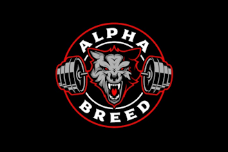 design unique bodybuilding gym physical fitness logo and business card