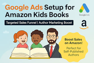 setup google ads for amazon KDP book amazon SEO optimization amazon ads campaign