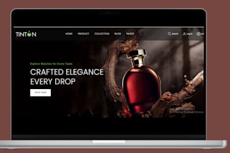 design perfume store perfume website oud fragrance cologne perfume shopify store