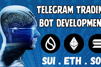 telegram trading bot development, sui, sol, eth telegram trading bot