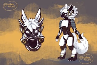 draw your fursona or furry character, tasteful to spicy