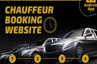 create a complete taxi booking chauffeur car renter wordpress and wix website
