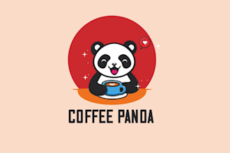 do kawaii japanese style logo for vtuber