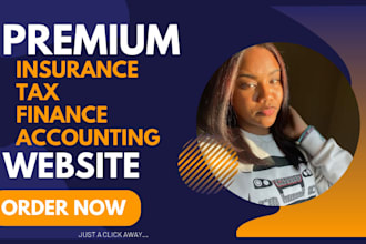 design insurance landing page finance tax attorney accounting investment website