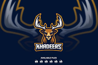 do unique outdoor hunting fishing and deer logo