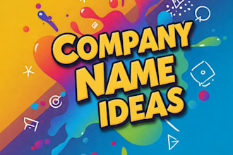 help you find catchy and unique company names to make your brand shine