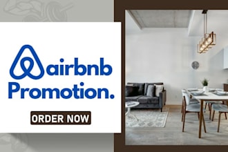 do airbnb promotion, booking,vrbo marketing, airbnb listing seo to boost