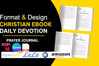 design, format christian ebook, prayer book journal amazon kdp, daily devotional