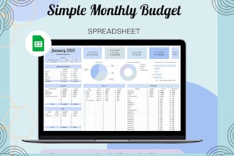create a custom excel or google sheets dashboard for business data visualization