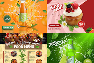 design social media posters, product banners, or ads product