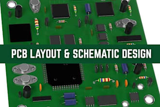 make pcb design, pcb layout, circuit design and schematics for you
