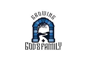 do unique church religious ministry and business logo design