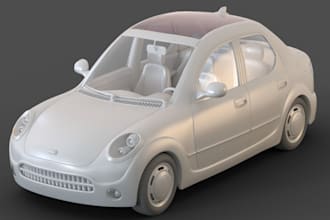 create 3d aircraft model car model rc car 3d mechanical car cad model for print