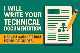 write sops guides and API docs that make sense