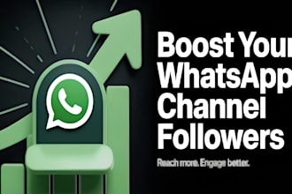 promote whatsapp channel and increase the channel followers