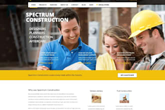 build wix construction website, build wix plumbing website, renovation website