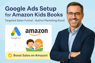 setup amazon PPC campaign, facebook ads campaign, book marketing sales funnel