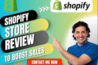 review and audit your shopify store to increase conversions