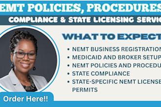 create nemt policies, procedures, and compliance guides for your startup