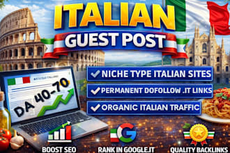 get you italian guest post backlinks on real italy sites