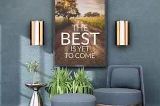 design wall art canvas and typography poster, poster design