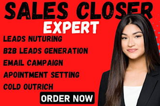 high ticket sales closer sales agent sales rep email campaign salesperson