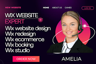 wix website design ecommerce online store redesign wix website fix wix studio