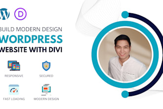 build a professional wordpress business website using divi theme