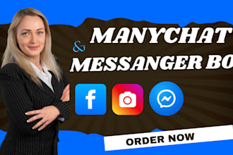 manychat messenger bot chat automation bot setup  manychat expert facebook bot