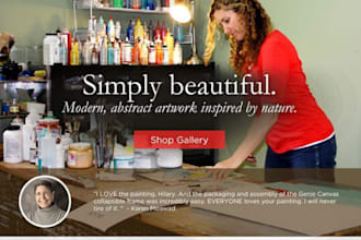 squarespace artist website, artist portfolio website, photography website