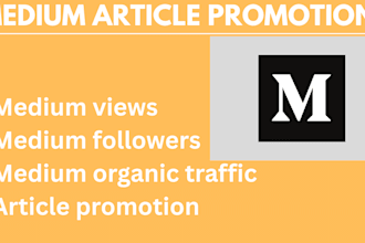 organically grow your medium article medium profile to targeted medium follower